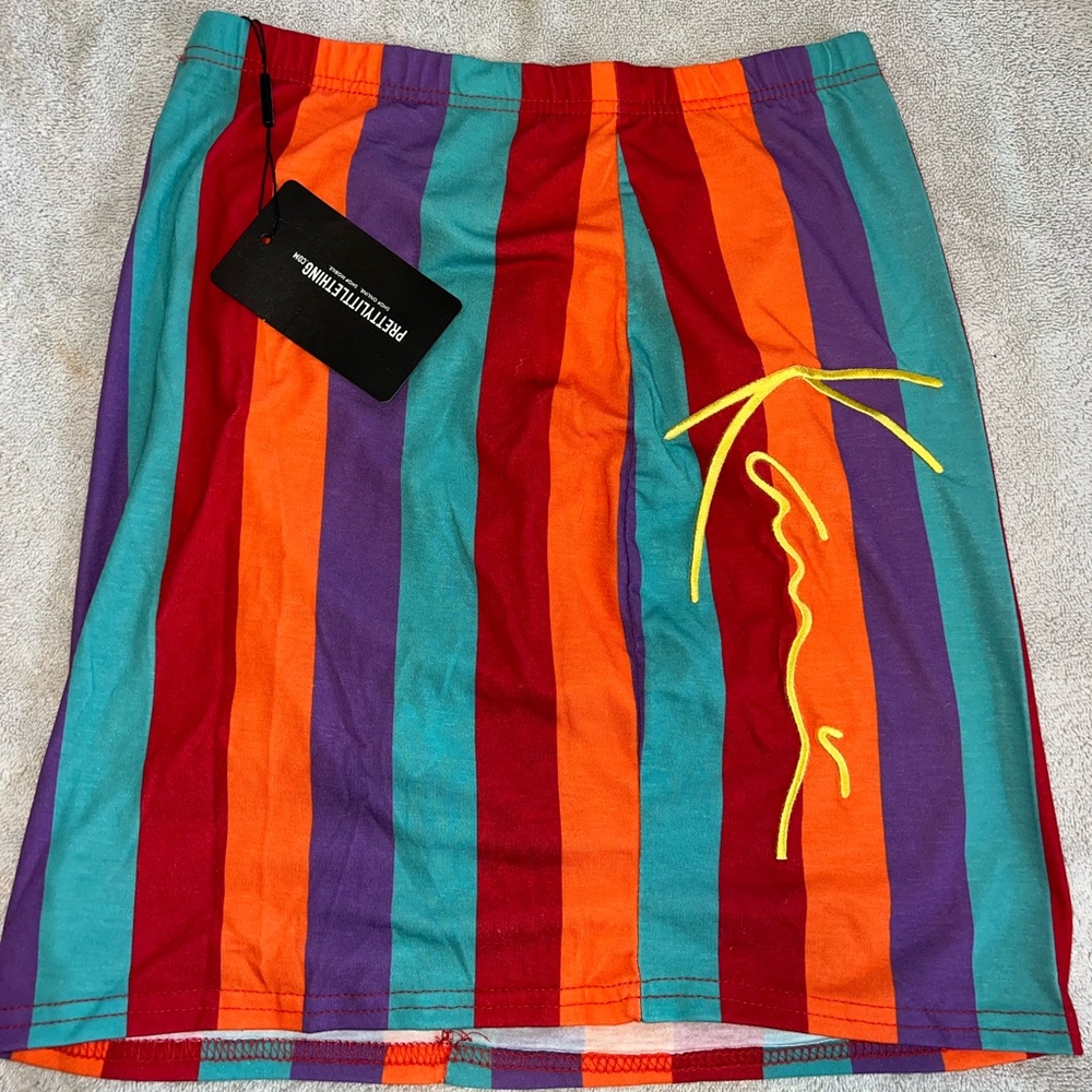 Karl Kanu for Pretty Little Thing bodycon skirt new with tags size USA 10 - Picture 2 of 4